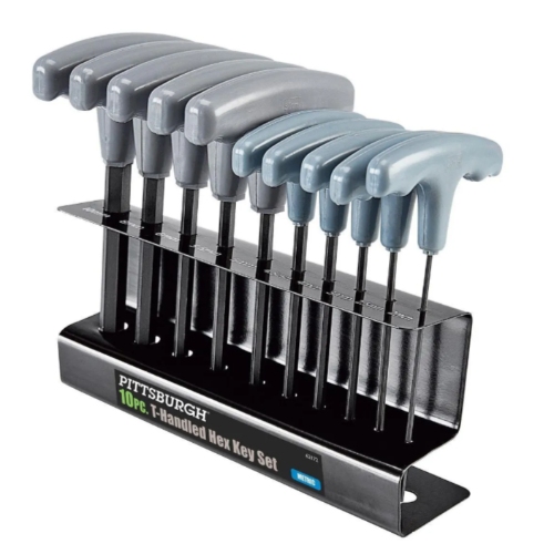 Pittsburgh 10pc T-Handled Hex Key Set