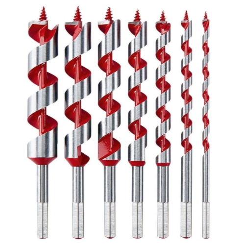 Bauer 7 piece Wood Augur Drill bit Set