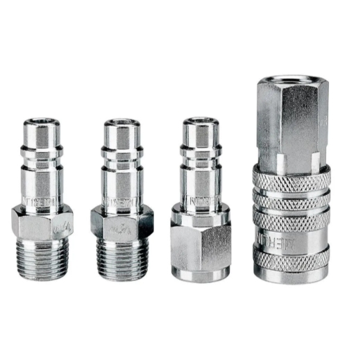 Merlin 4 pc Steel Industrial Plug and Coupler Kit