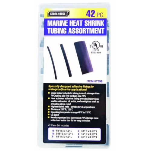 Storehouse Marine Heat Shrink Tubing Assortment 42pc