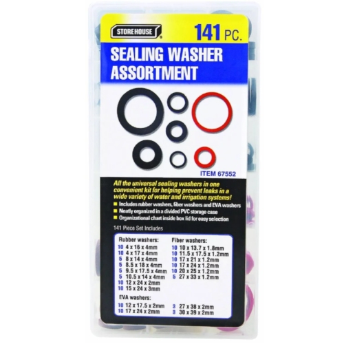 Storehouse 141pc Sealing Washer Assortment