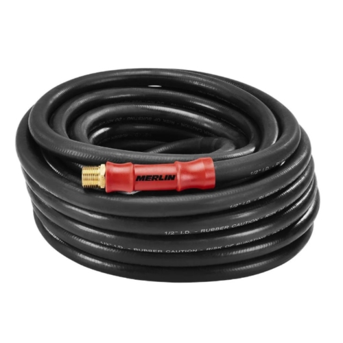 Merlin 1/2” x 50 ft Rubber Air Hose 300 max Psi