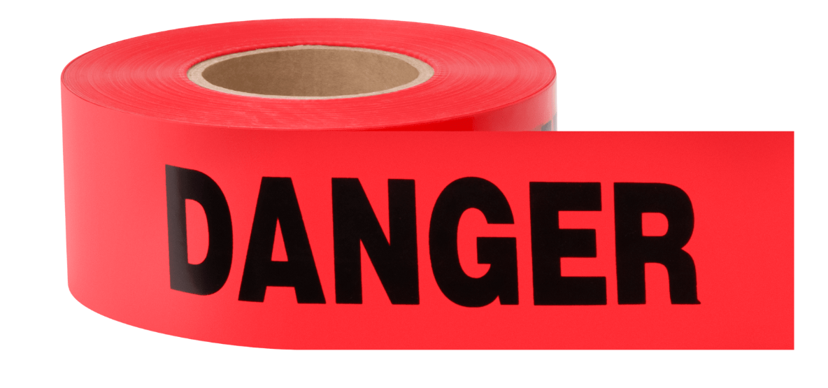 Danger 3"X1000" Tape