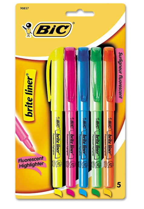 Brite Liner Highlighter 5Per Pk
