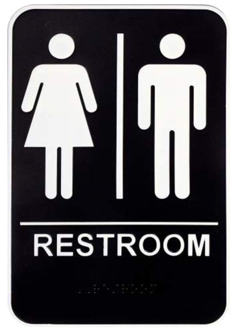 Hillman 6X9 Washroom Signs