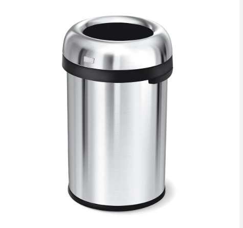 Simple Human Open Top Trash Can