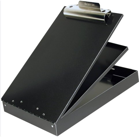 Contractors Organizer Aluminum Storage Clipboard