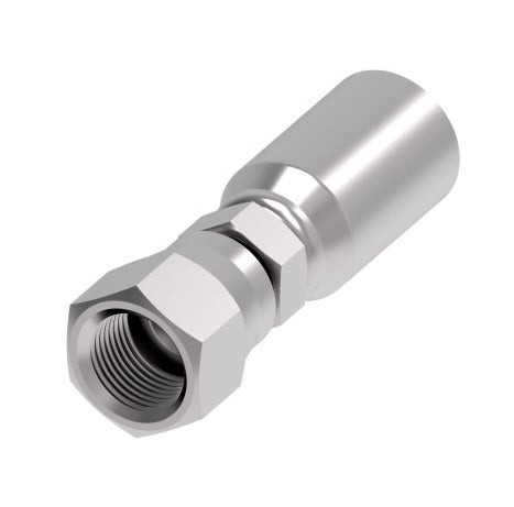 E Series Crimp Fitting Swivel Jic 37° Straight 3/4"