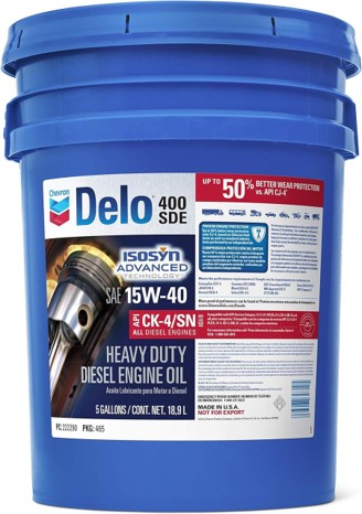 Chevron Supreme Motor Oil 5 Gallon (Diesel)