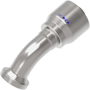 Code 61 Split Flange 45° Elbow
