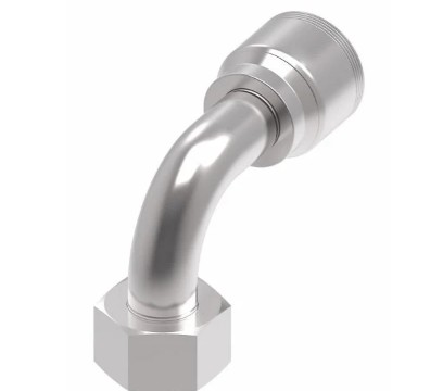 DKO FEMALE SWIVEL 90° ELBOW (HEAVY DUTY) 24° CONE SEAT x -16 HOSE BARB