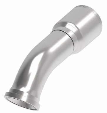 CODE 61 SPLIT FLANGE 45° ELBOW x -24 HOSE BARB