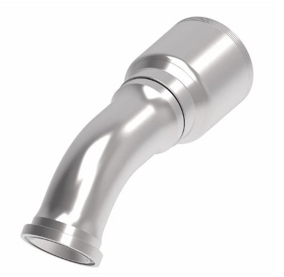 CODE 61 SPLIT FLANGE 45° ELBOW x -32 HOSE BARB