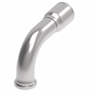 CODE 61 SPLIT FLANGE 90° ELBOW x -24 HOSE BARB