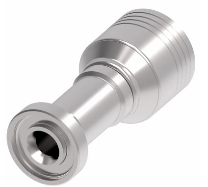 EATON FITTING (PERM) 4-SPRL 61-FLANGE x -08 HOSE BARB