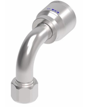 EATON 90° ELBOW -10 FEMALE JIC 37° SWIVEL x -10 HOSE BARB