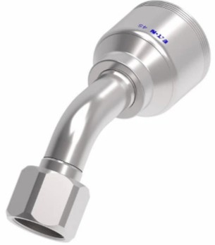 EATON 4S FEMALE JIC 45° ELBOW|-12 FJIC x -12 HOSE BARB