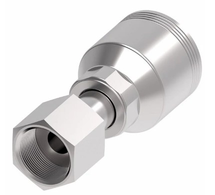 EATON 4S -12 FEMALE O-RING SEAL SWIVEL x -08 HOSE BARB