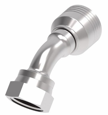 EATON 4S  45° ELBOW|-12 FEMALE O-RING SEAL SWIVEL x -10 HOSE BARB