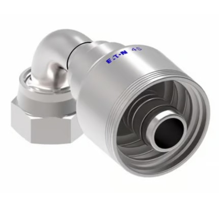 EATON 4S  90° ELBOW|-12 FEMALE O-RING SEAL SWIVEL x -12 HOSE BARB