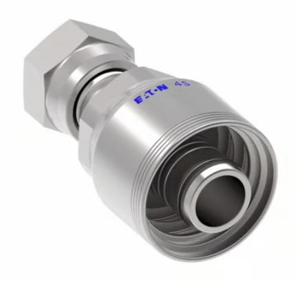 EATON 4WS -12 FEMALE O-RING FACE SEAL x -16 HOSE BARB