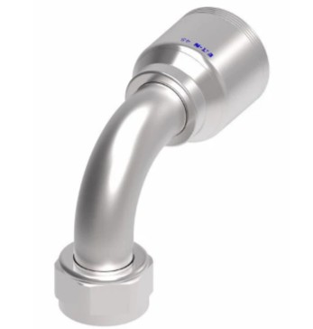 EATON 4WS  90° ELBOW FEMALE JIC CRIMP FITTING|-20 FJIC x -20 HOSE BARB