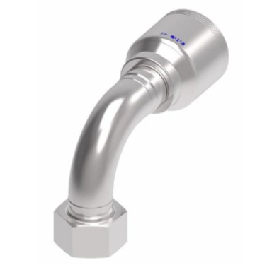 EATON 4WS 90° ELBOW| -20 FEMALE O-RING FACE SEAL x -20 HOSE BARB