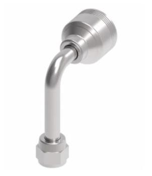 EATON 4WS 90° LONG DROP ELBOW |-06 FEMALE JIC x 06 HOSE BARB