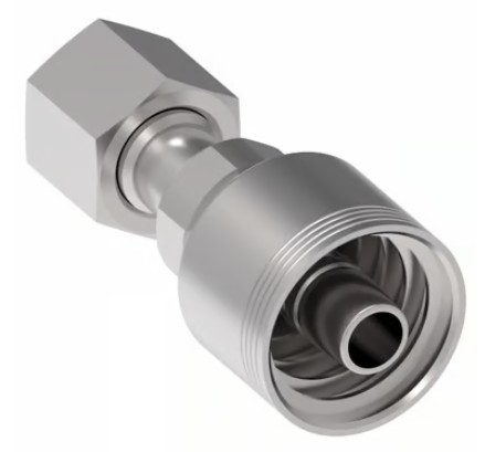 EATON 4WS -08 FEMALE O-RING FACE SEAL x -08 HOSE BARB