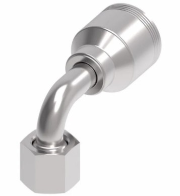 EATON 4WS 90° SHORT DROP ELBOW|-08 FEMALE O-RING FACE SEAL x -08 HOSE BARB