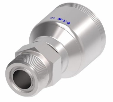 EATON 4WS -08 MALE O-RING FACE SEAL x -08 HOSE BARB