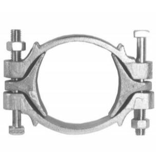 Double Bolt Clamp With Sc10 Saddles Plated Finish