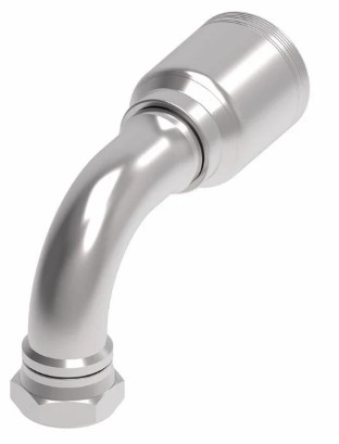 Jis/Bsp 6-Wire Spiral Female Swivel 90° Size 24 (1 1/2")