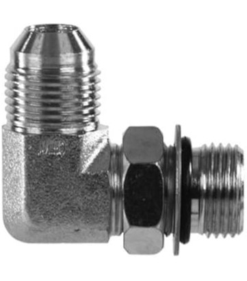 8 MALE JIC 90° x 22MM x 1.5 ADJ. MALE