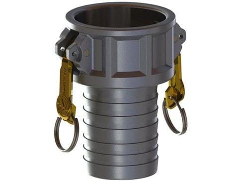 Female Coupler/Hose Shank 4"