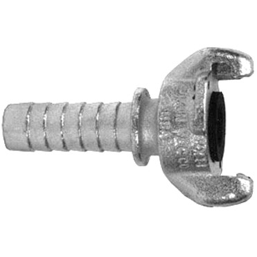 1" Iron Air King Hose End 1-Clip