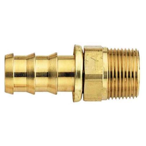 Socketless Brass Male Pipe -06An 3/8" Thread