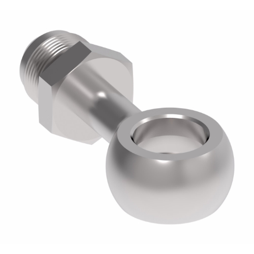 METRIC BRAKE ADAPTER - MALE FLARE to METRIC BANJO -04AN to 10MM..