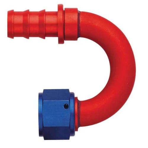 Aeroquip Socketless Fitting - Aluminum 180° Sae 37° (Jic/An) -06An