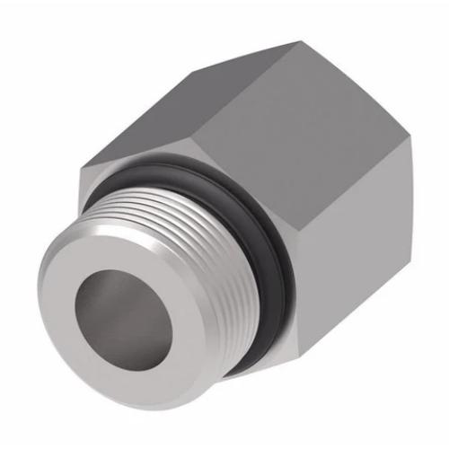 Eaton Aeroquip Ff1010-10-06S Adapter – 5/8" Male O-Ring Boss (Orb) X 3/8" Female O-Ring Boss (Orb)