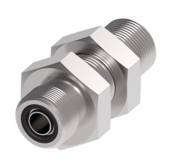 EATON BULKHEAD 1" MALE O-RING SEAL x 1"MALE O-RING SEAL