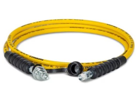 Enerpac 10Ft Hose W/Ch-604, 3/8" Npt 0.25" Id Hose