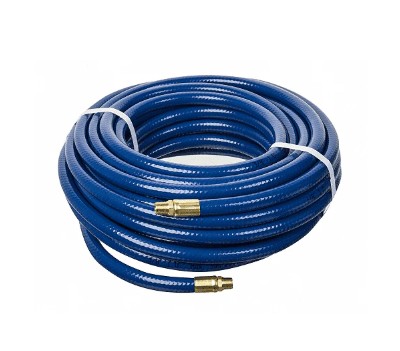 Kuriyama Utility Grade Pvc 25Ft Air Hose Assy 1/4"