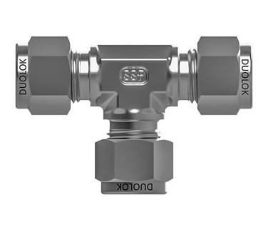 SSP DUOLOK SS METRIC UNION TEE 6mm