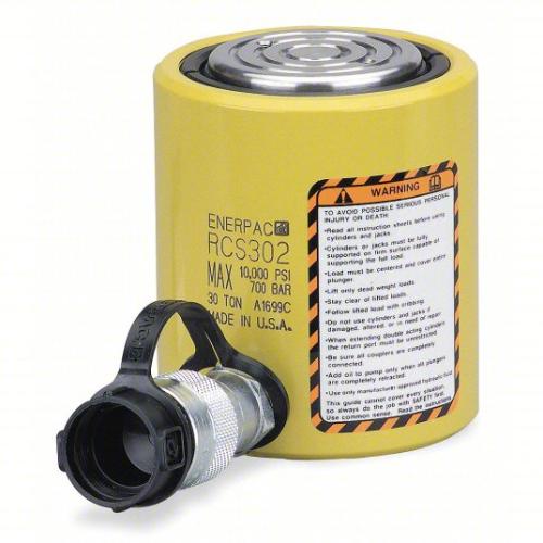 Enerpac 30-Ton Single-Acting Hydraulic Cylinder, 2 Stroke