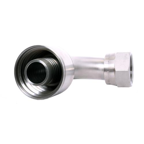 316 Stainless Steel Aa Series Straight Crimp Hose Fitting – 1/4? Hose X 1/2? Male Din 24° Heavy (8S)