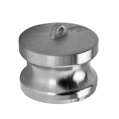 Stainless Steel 316 Camlock Dust Plug, Dp Style, 4"
