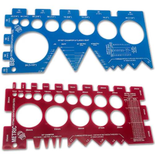 Adaptall Tgk-01 Bspp And Metric Thread Gauge Set