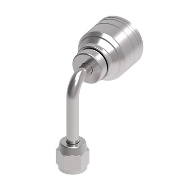 Female Jic Swivel 90° Long Drop Elbow
