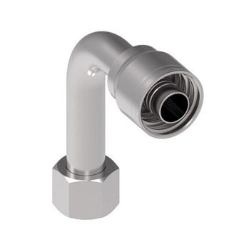 Female Jic Swivel 90° Long Drop Elbow